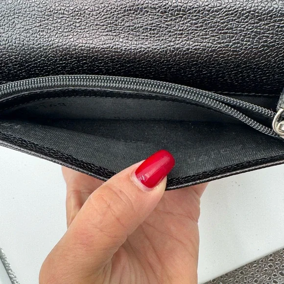BVLGARI Black Leather Man Wallet